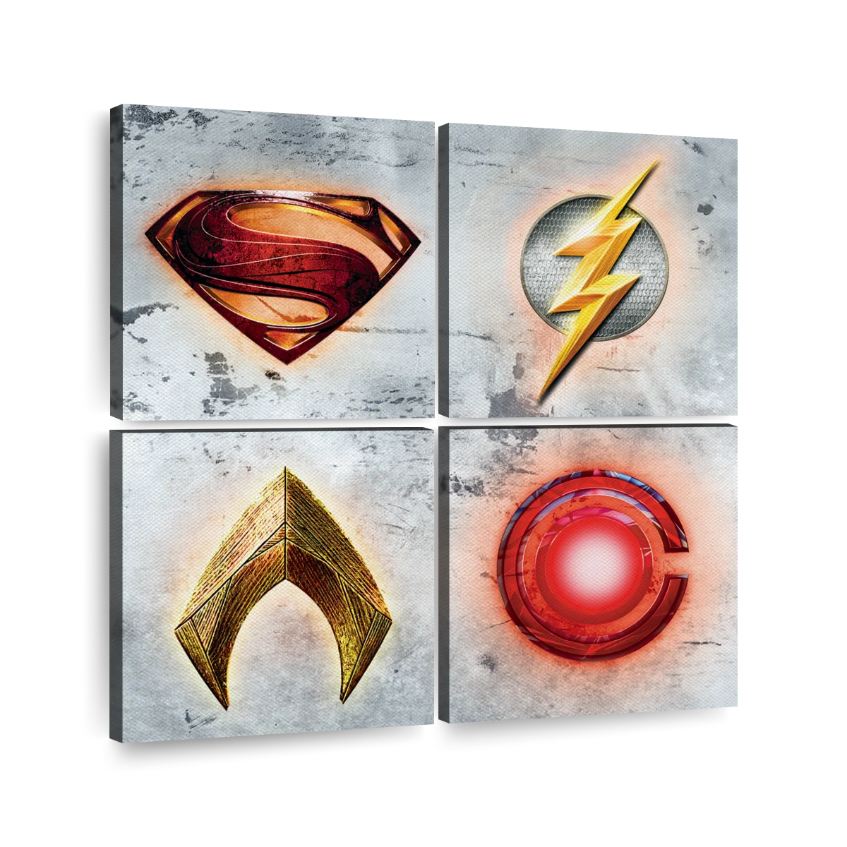 justice league emblems