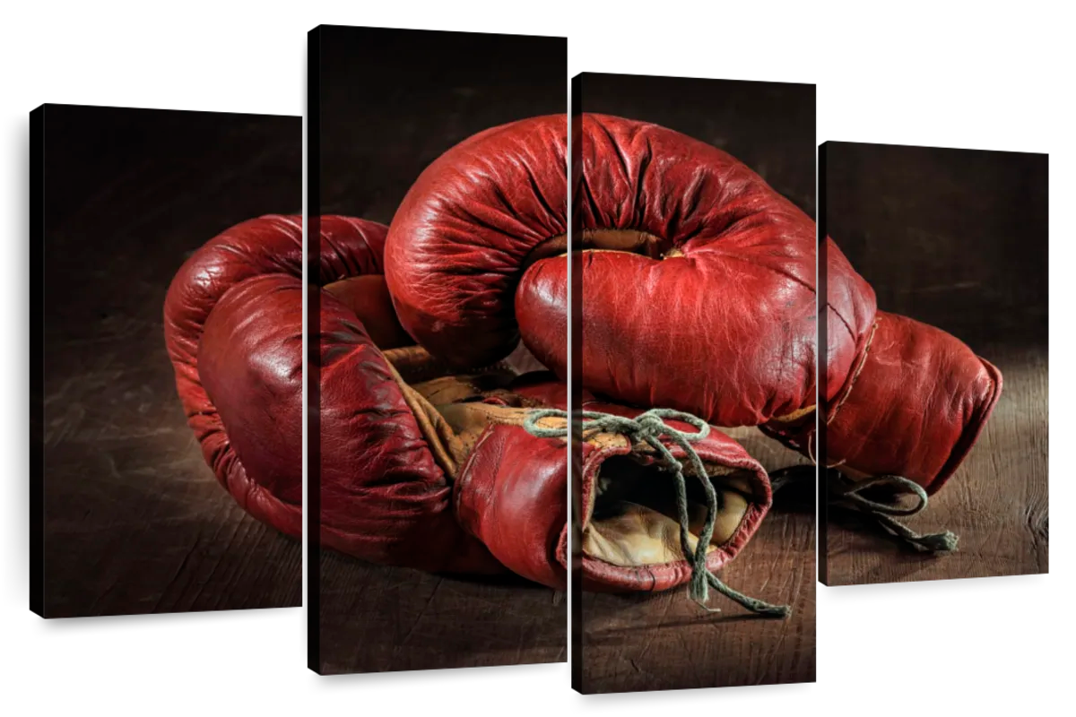 fitness boxing gloves Wall Mural by Perfect Designers