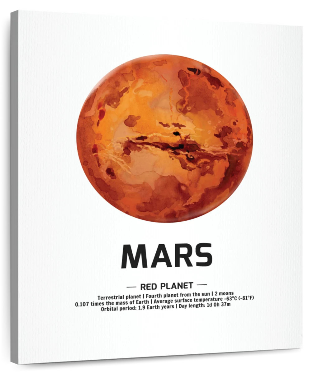 red planet mars surface