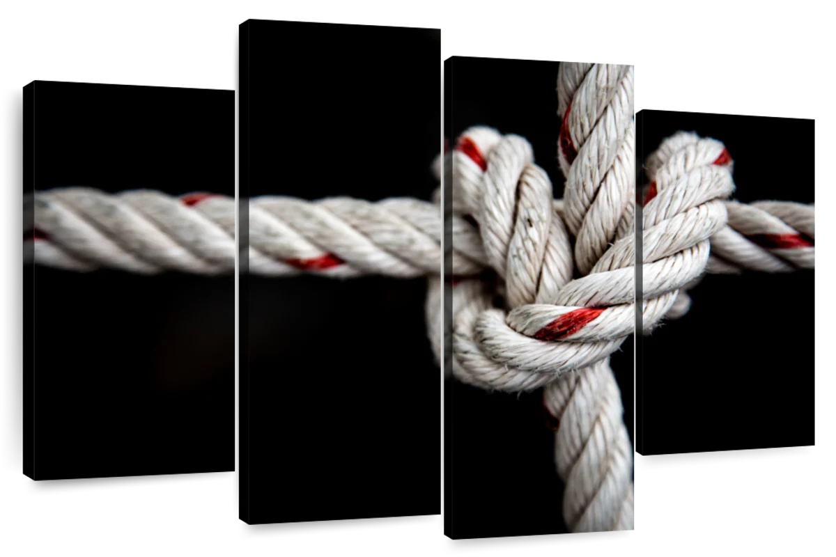 Knotted Ship Rope Art: Canvas Prints, Frames & Posters