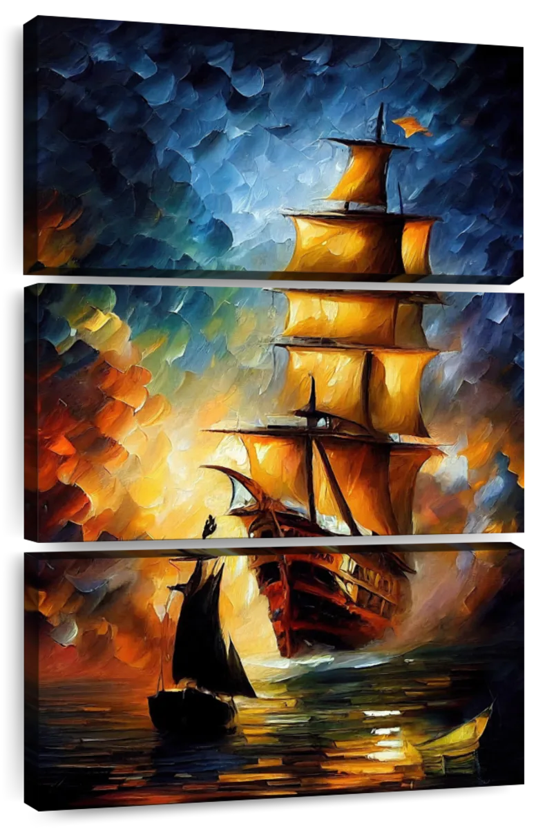 Sailing Pirate Ship Wall Art: Canvas Prints, Art Prints & Framed Canvas