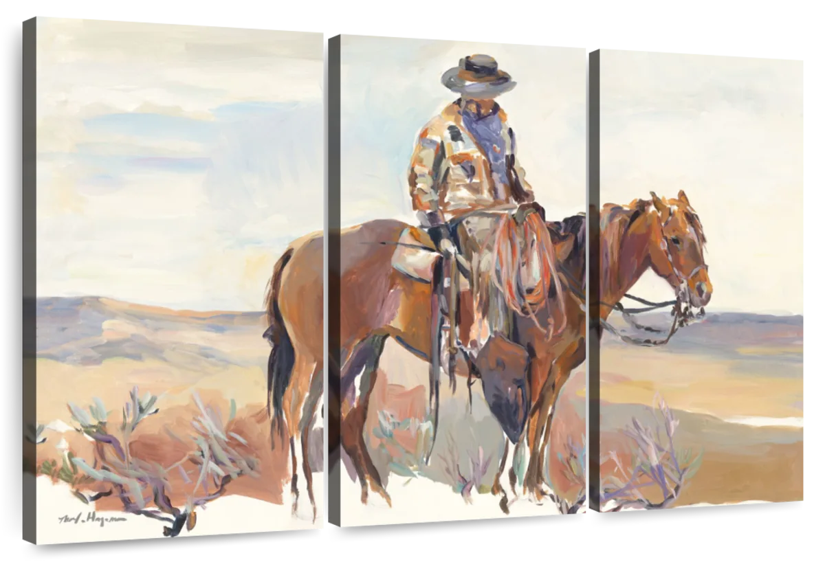 Western Rider Wall Art | Painting | by Marilyn Hageman