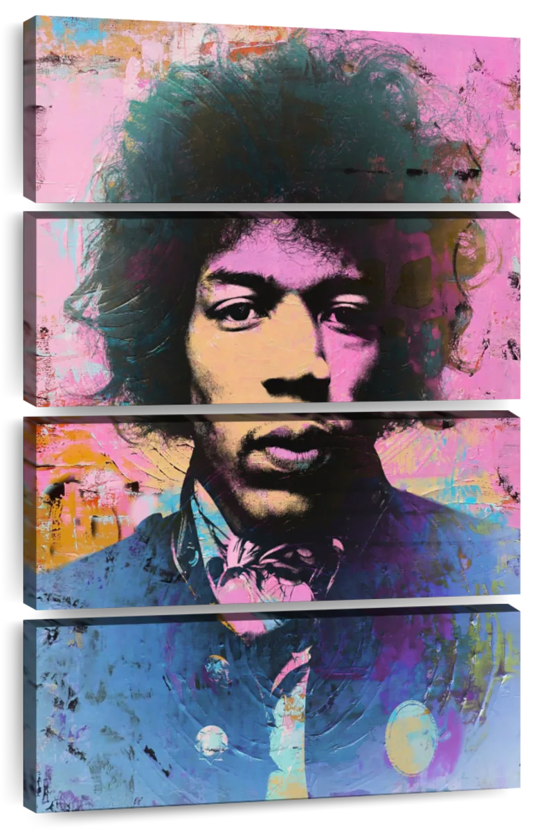 jimi hendrix stencil printable