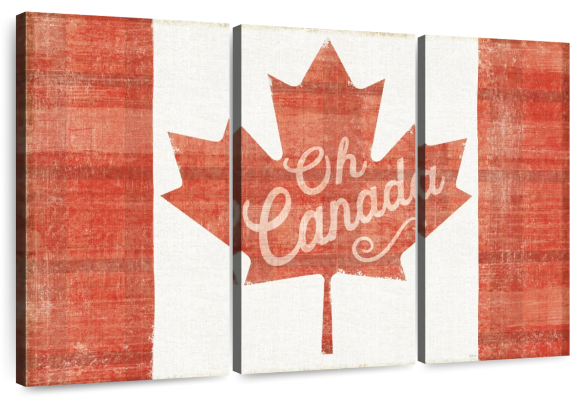 Flags Canadian Maple Leaf National Flag of Canada Cool Wall Decor Art Print  Poster 12x18