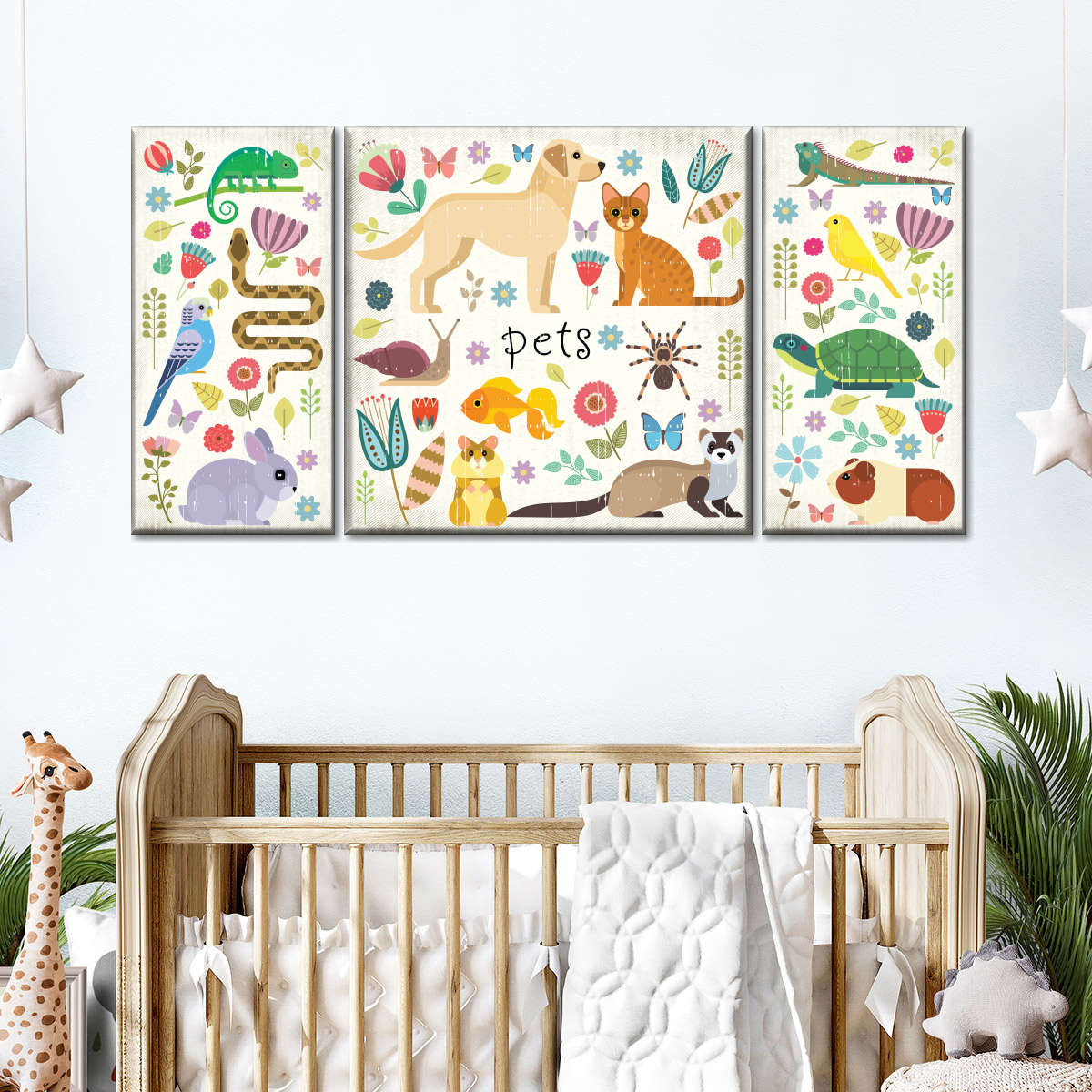 Baby duck art, Duckling farm animal nursery artwork by Paper Llamas