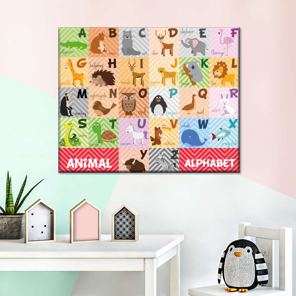 Animal Alphabet Art Print – KT's Canvases