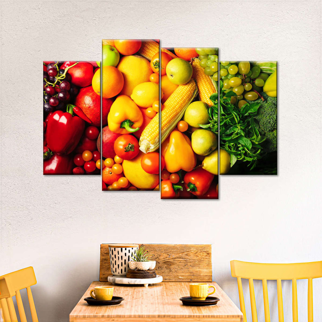 Fruit And Vegetable Colors Wall Art | Photography