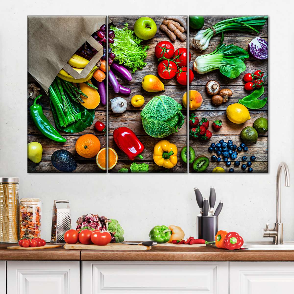 fruits and vegetables painting