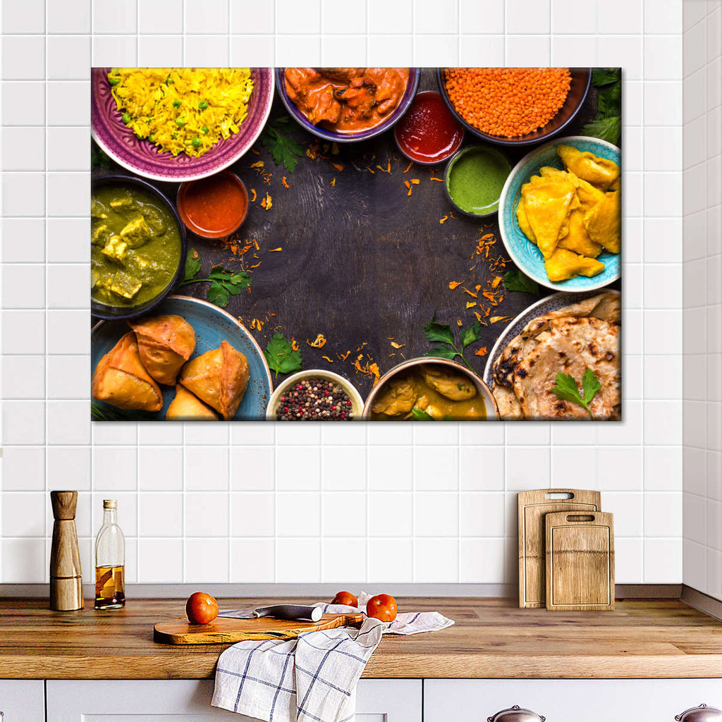 Assorted Indian Food Wall Art | Photography