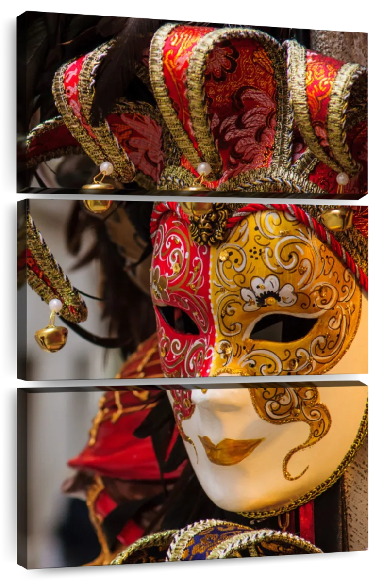 Venetian Carnival Masks Wall Art, Canvas Prints, Framed Prints