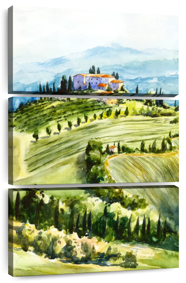 Toscana Wall Art | Watercolor