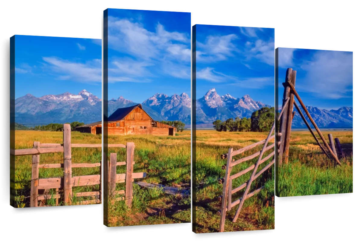 Rustic Barn Wall Art Canvas Print