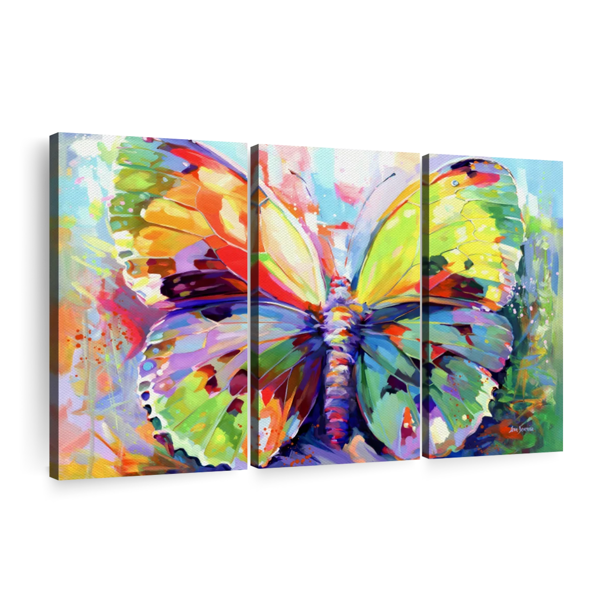 Abstract Butterfly Canvas Paintings Posters and Print Wall Art