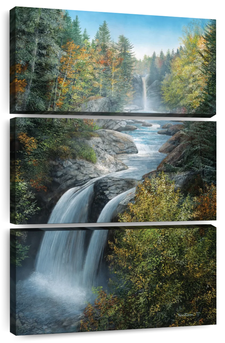Forest Waterfall Scenery Art: Canvas Prints, Frames  Posters