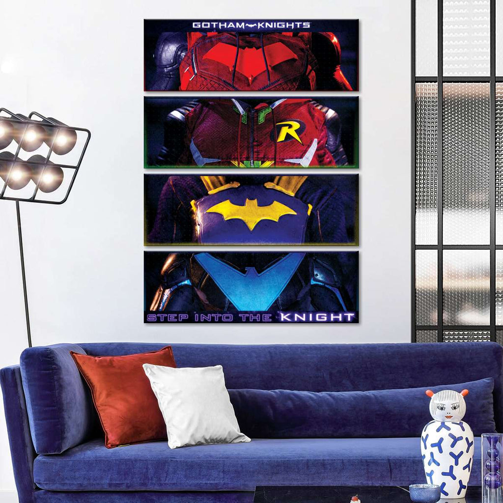 Gotham Knights Hero Suits Wall Art | Digital Art