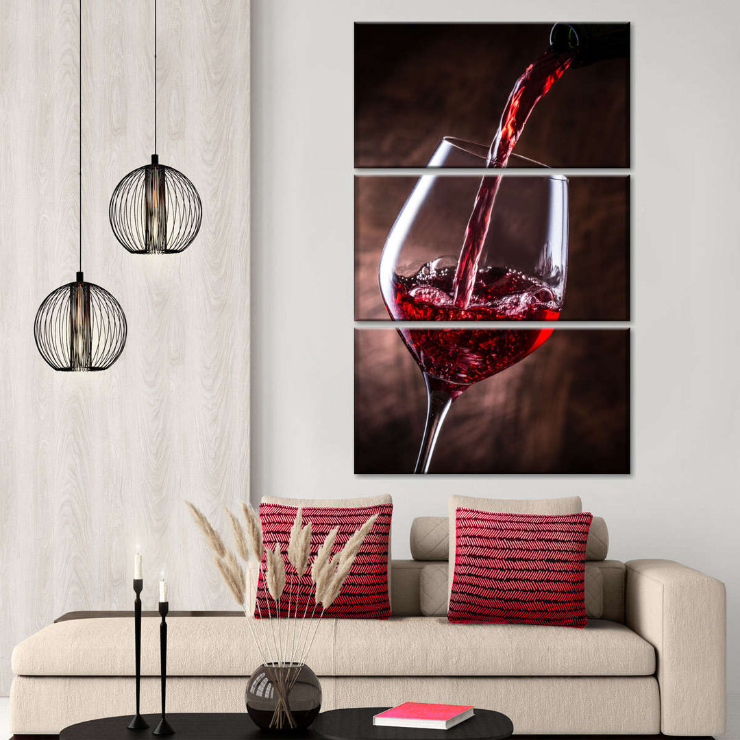 Classic Red Wine Wall Art | Photography