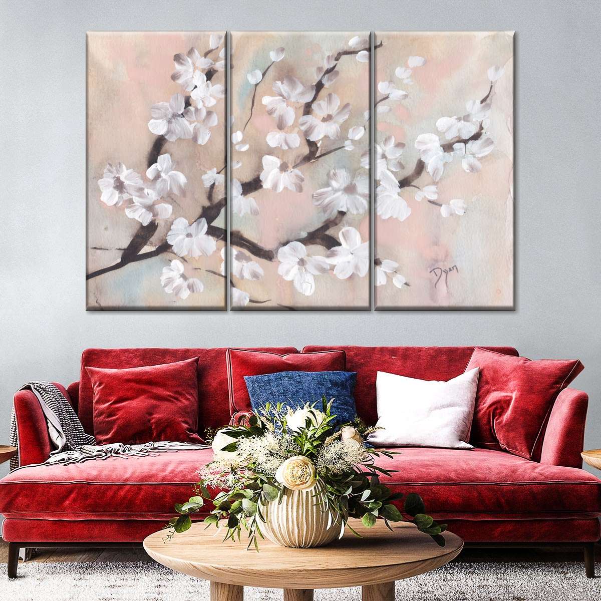 Tree Blossom Branch Wall Art 