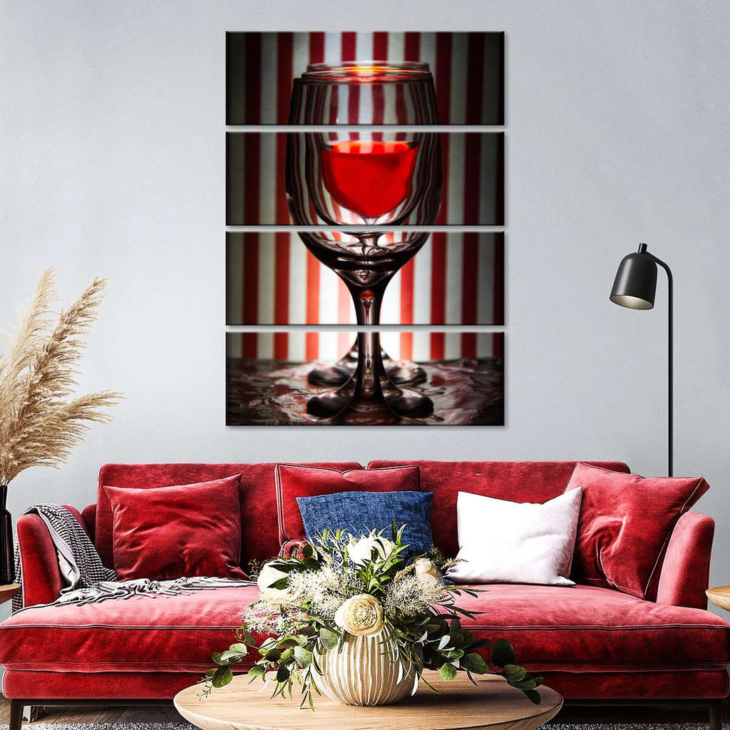 Cocktail Optical Illusion Wall Art | Photography