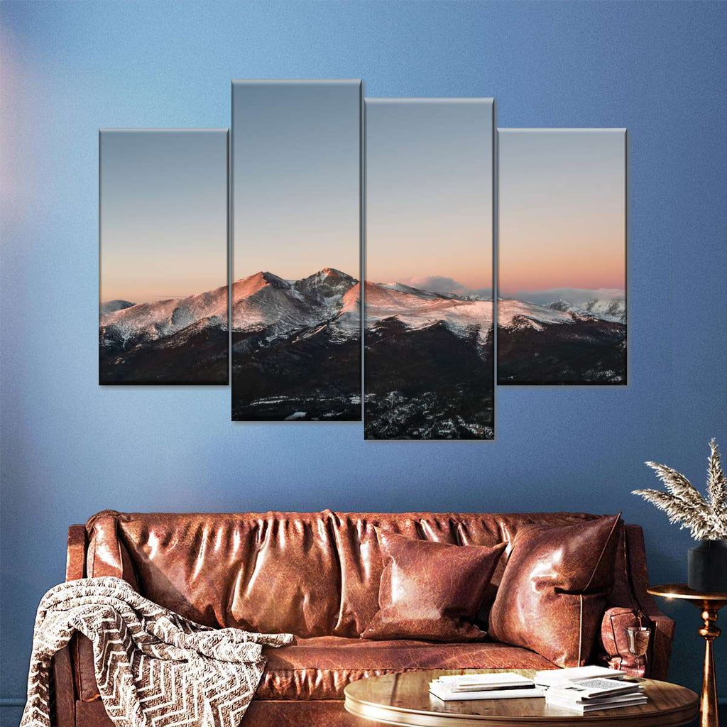 Longs Peak Mountain Sunrise Wall Art | Photography