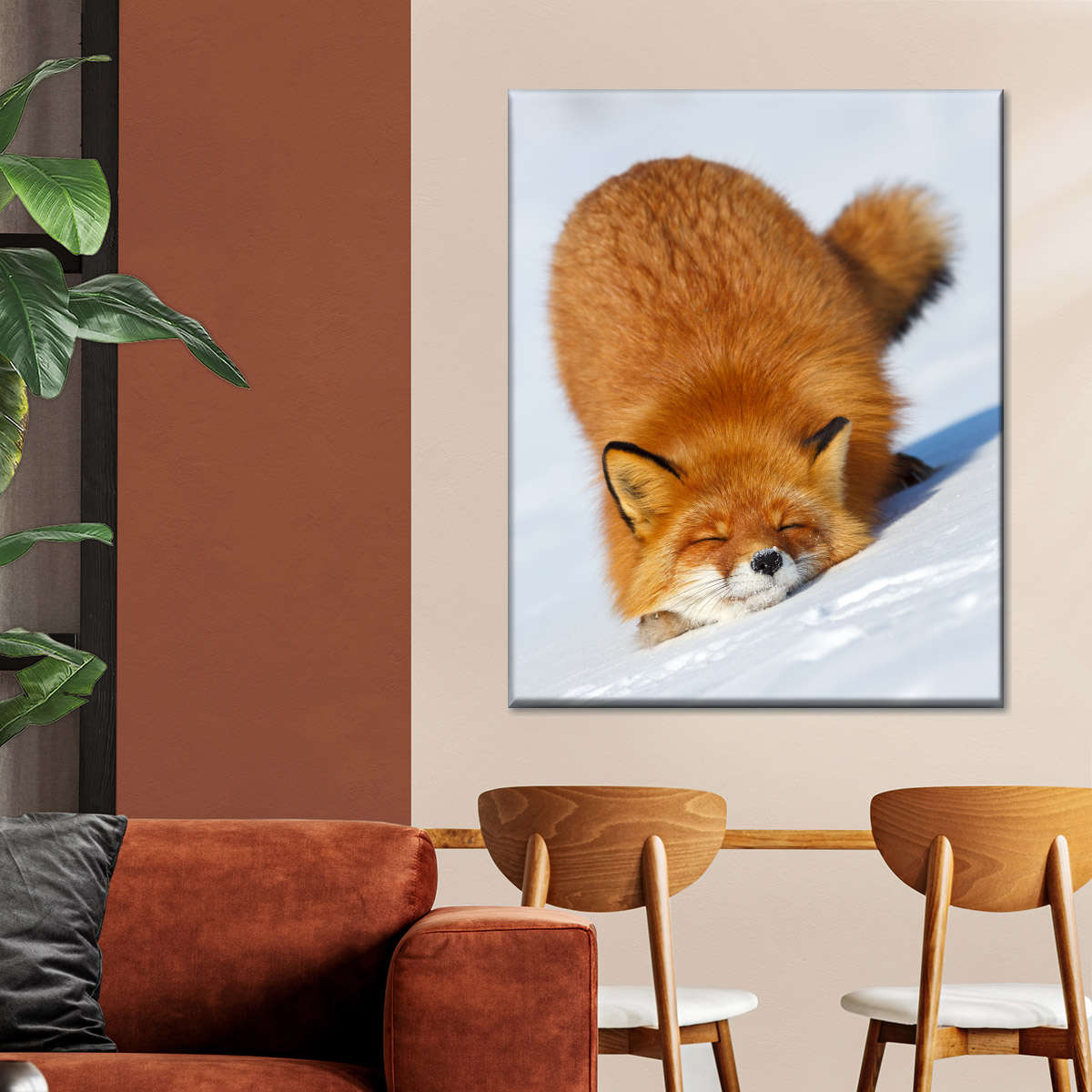 Snow Loving Fox Wall Art: Canvas Prints, Art Prints & Framed Canvas