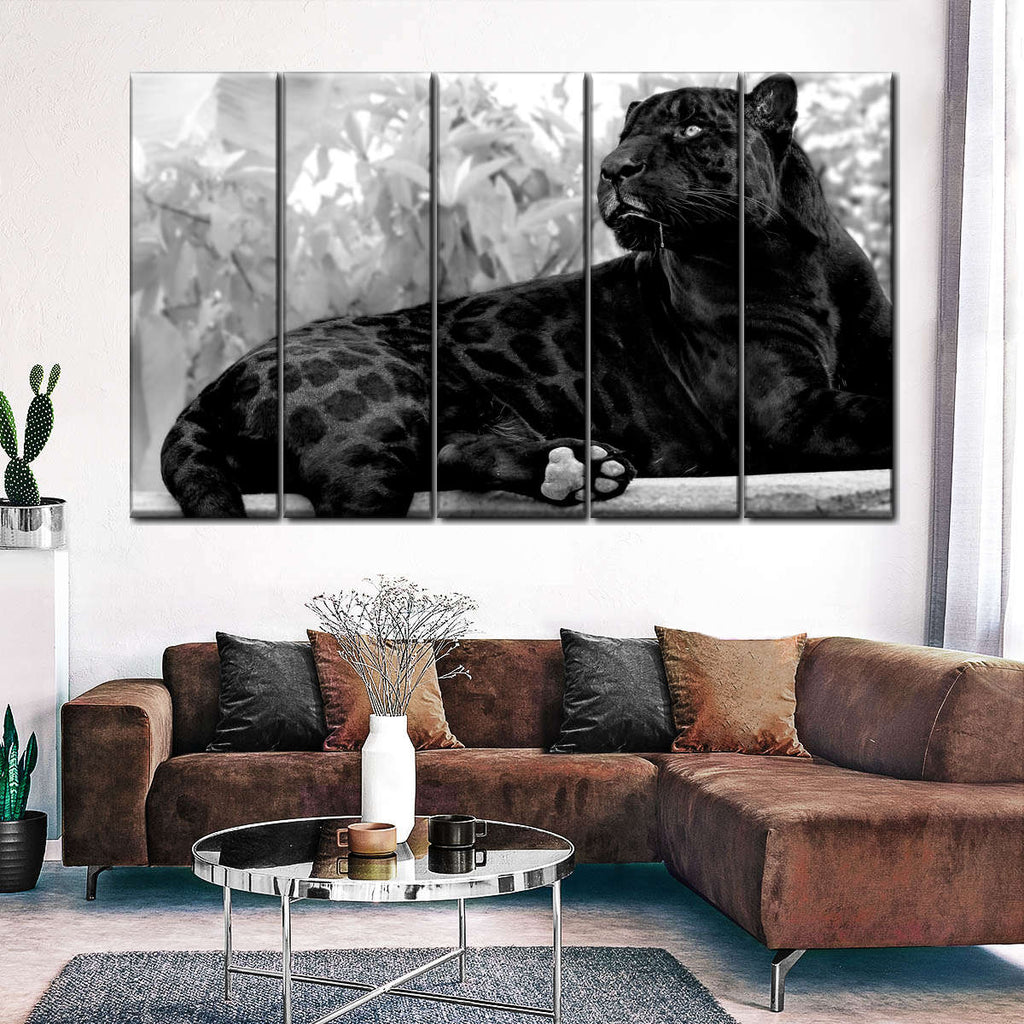 Black Panther Monochrome Wall Art | Photography