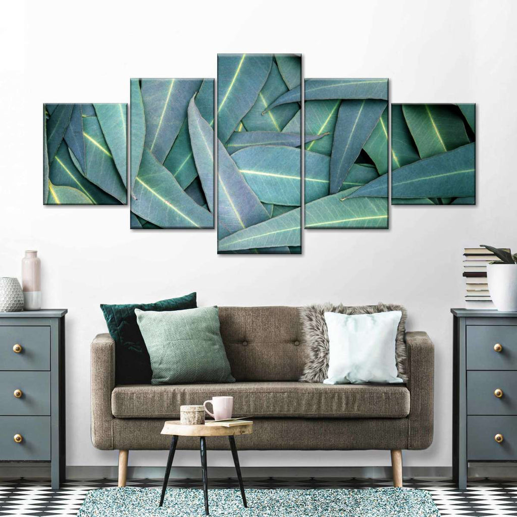 Elongated Eucalyptus Leaves Wall Art | Photography
