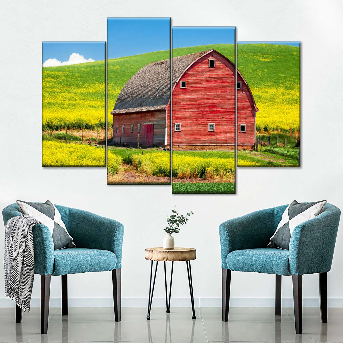 Rustic Barn Wall Art Canvas Print