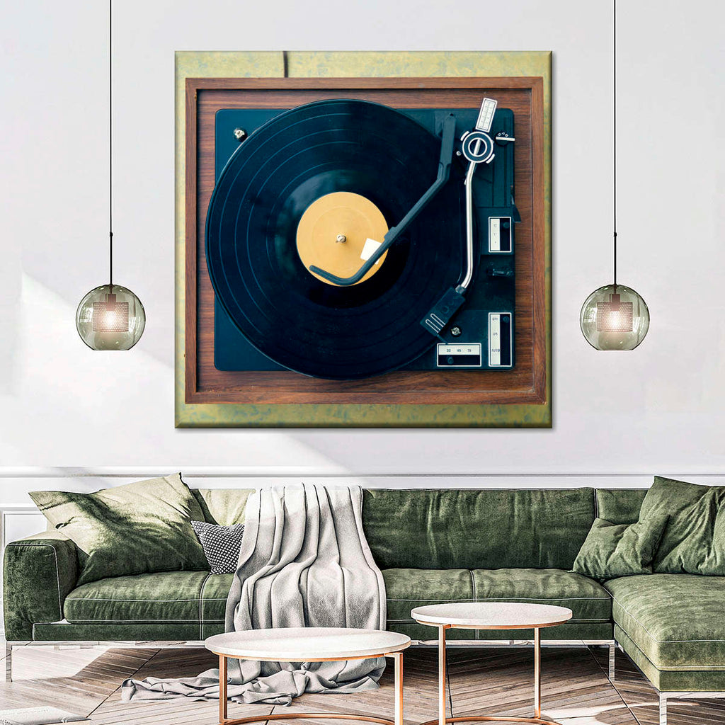 Vintage Turntable Wall Art | Photography