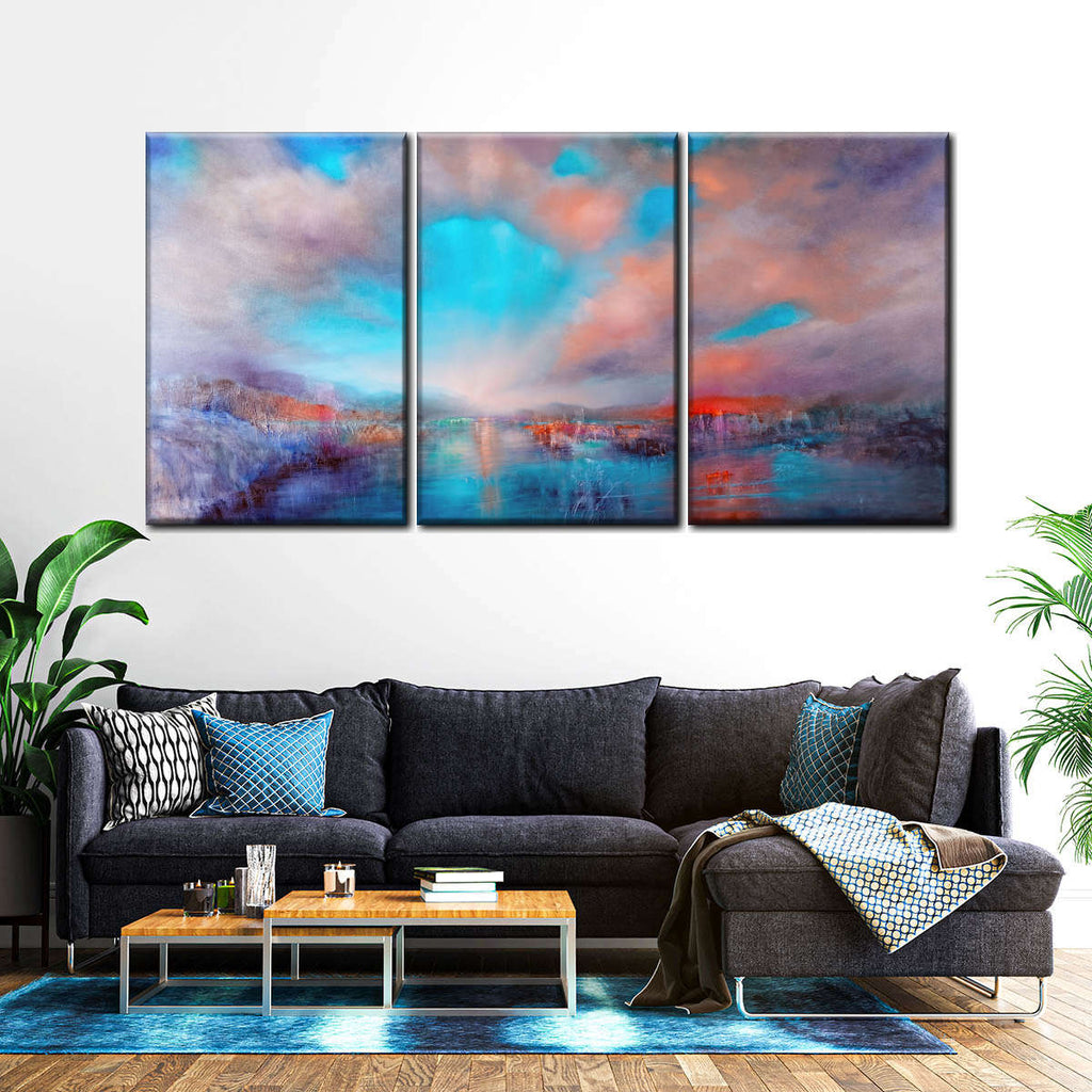 Opened Multi Panel Canvas Wall Art ElephantStock