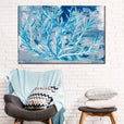 Azul Dotted Coral Horizontal Wall Art | Painting | by Gina Ritter