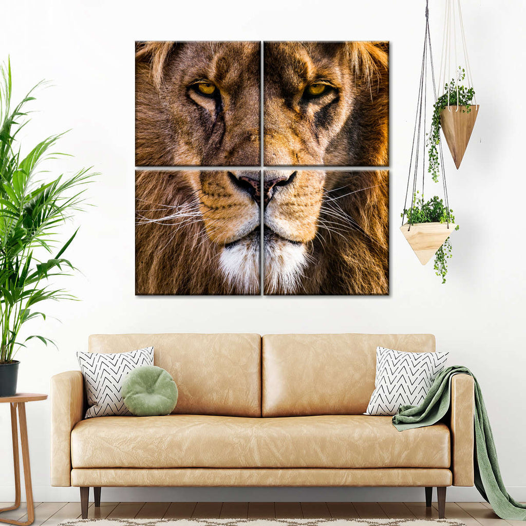 Regal Lion Head Wall Art | Photography