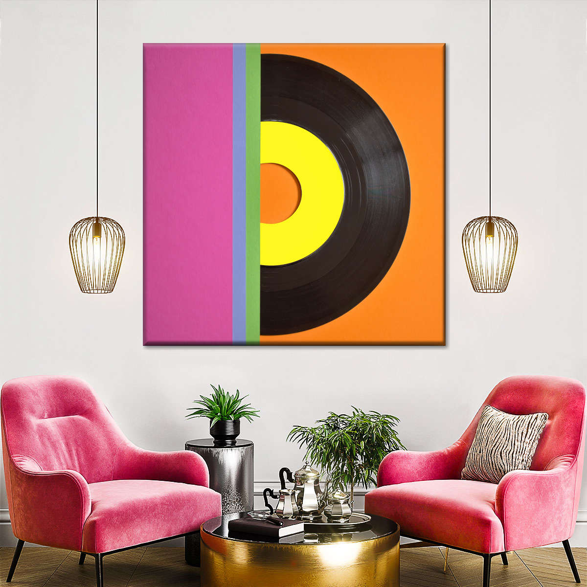 Vibrant Vinyl Record Wall Art | Photography