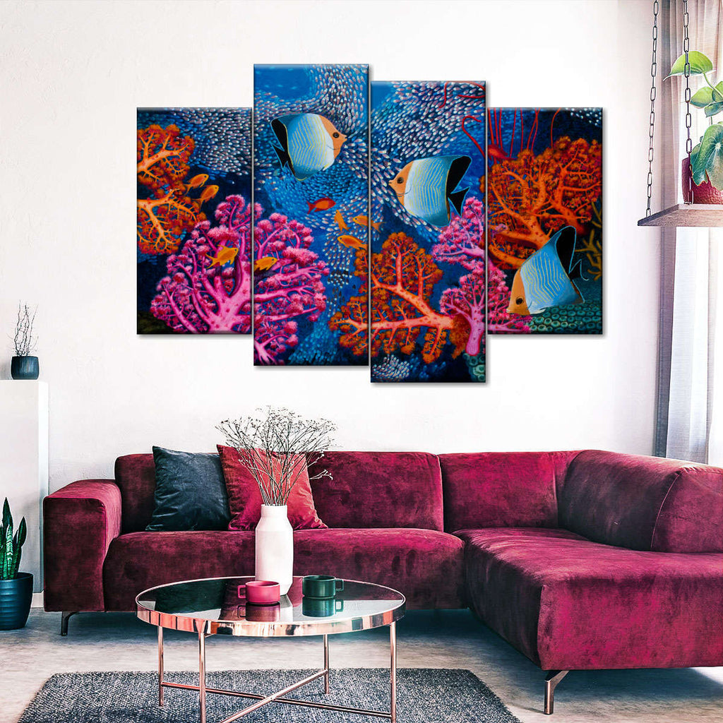 Underwater Scene Wall Art | Painting