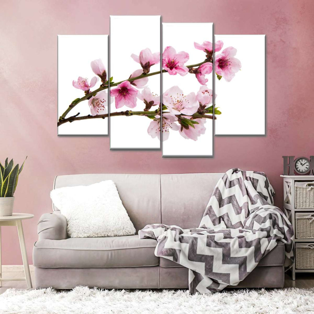 Vibrant Sakura Flowers Wall Art | Photography