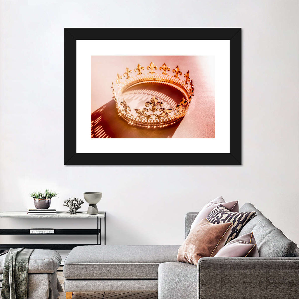 Brilliant Golden Crown Wall Art | Photography