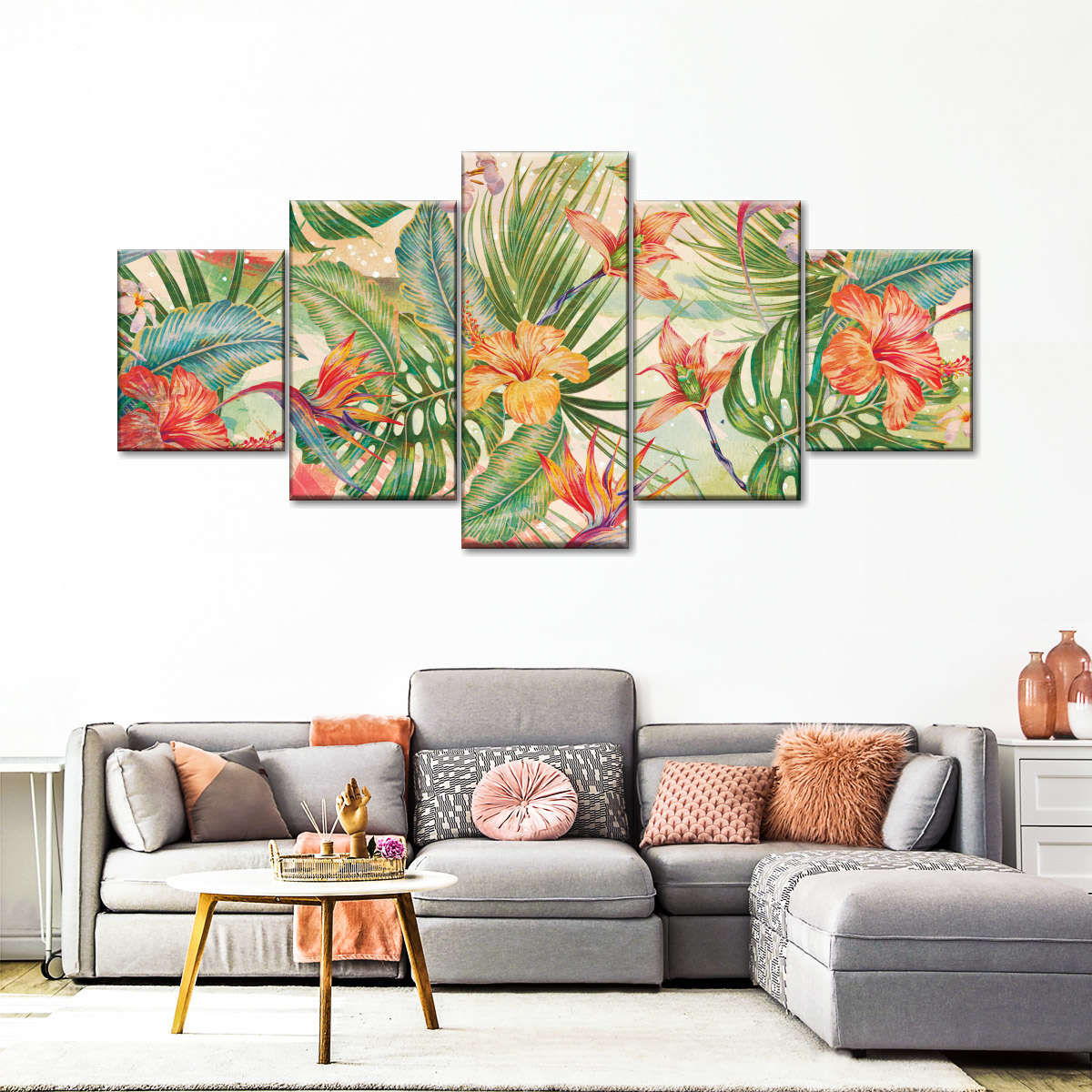 Tropical Assorted Plants Wall Art: Canvas Prints, Art Prints & Framed ...