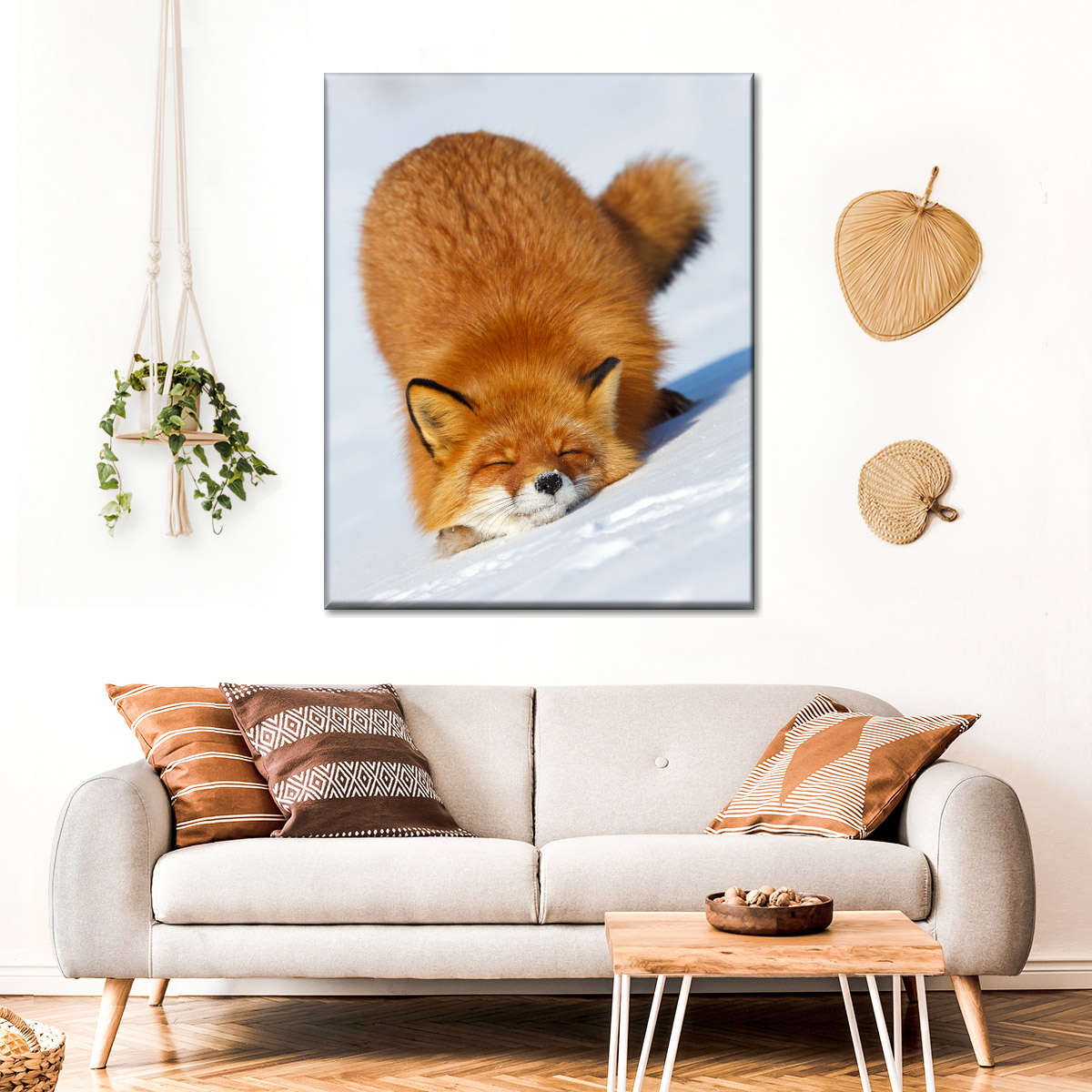 Snow Loving Fox Wall Art: Canvas Prints, Art Prints & Framed Canvas