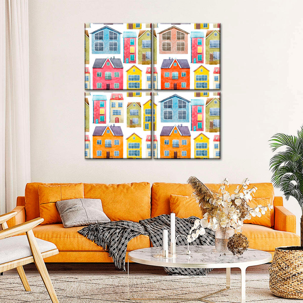 Houses Of All Sizes Wall Art | Painting