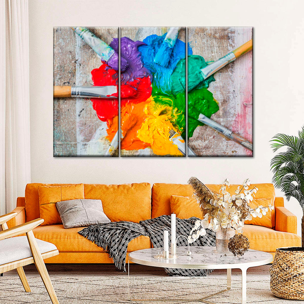 Oil Paint Colors Wall Art | Photography