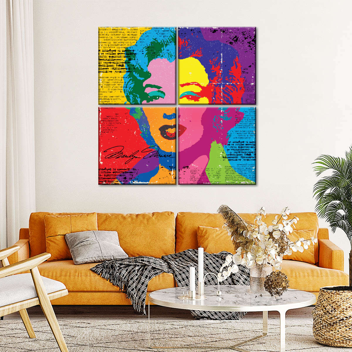 marilyn monroe abstract art