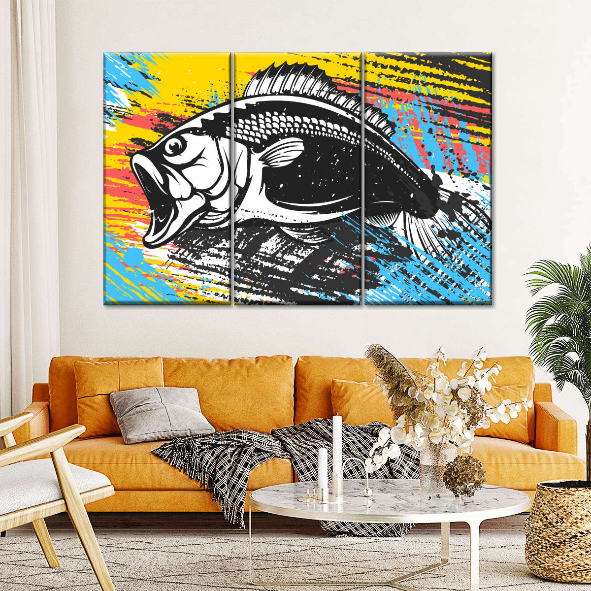 Fishing Rules Bass Art Print by Lightboxjournal - Pixels Merch