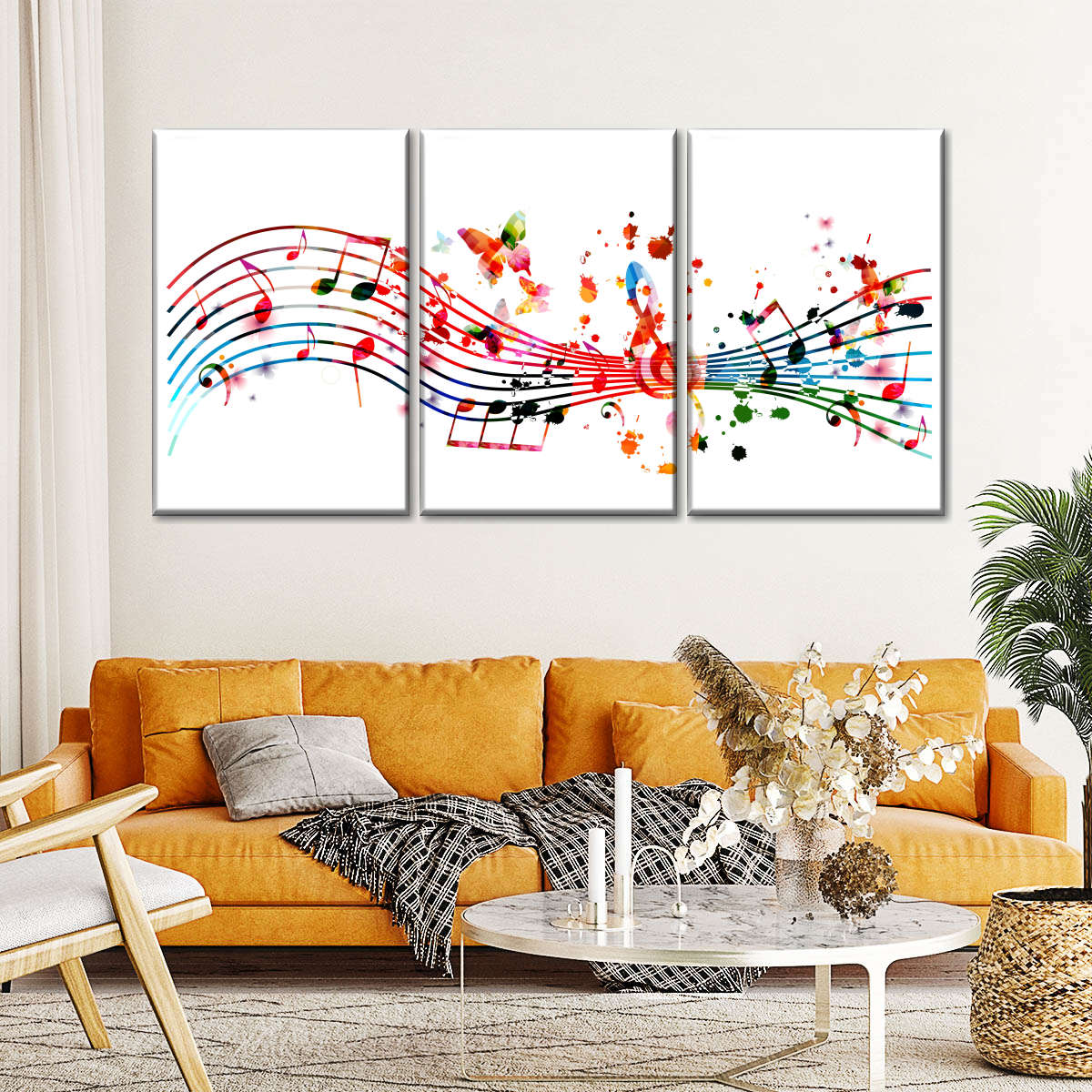 Colorful Musical Notes Wall Art: Canvas Prints, Art Prints & Framed Canvas