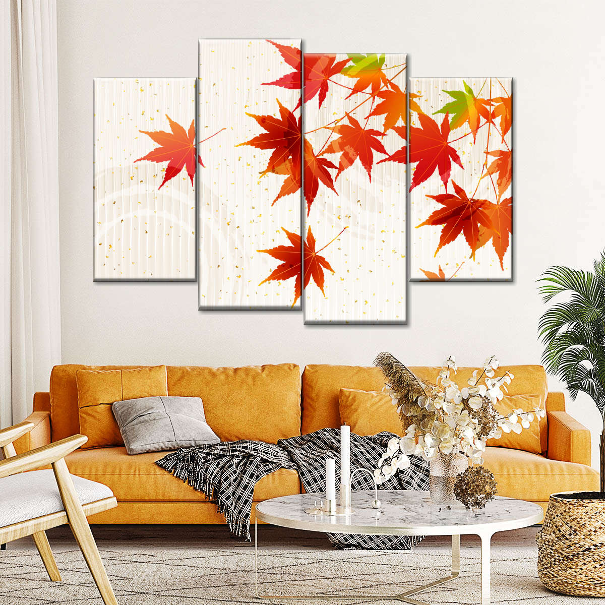 Transform Your Space with Beautiful Autumn Leaves Wall Decor