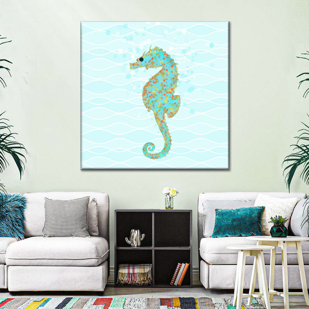 Stanley Seahorse Wall Art | Digital Art | by Tina Lavoie
