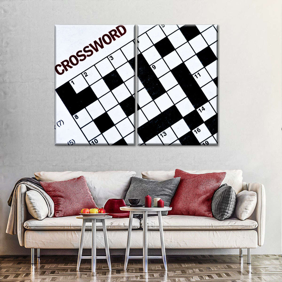 Blank Crossword Puzzle Wall Art Photography
