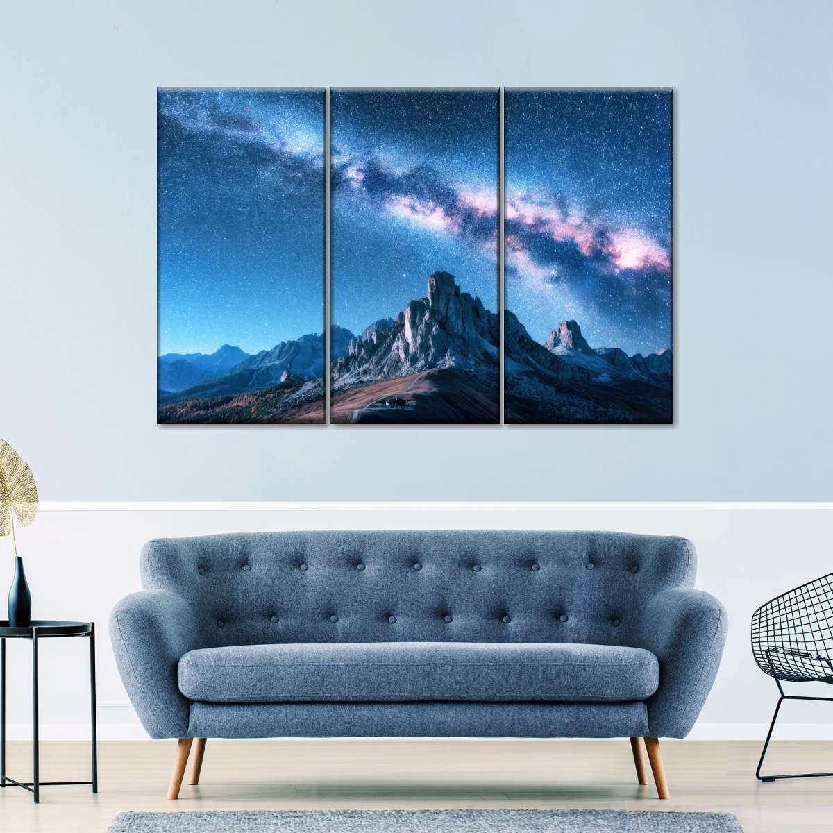 Milky Way Above Giau Pass Wall Art: Canvas Prints, Art Prints & Framed ...