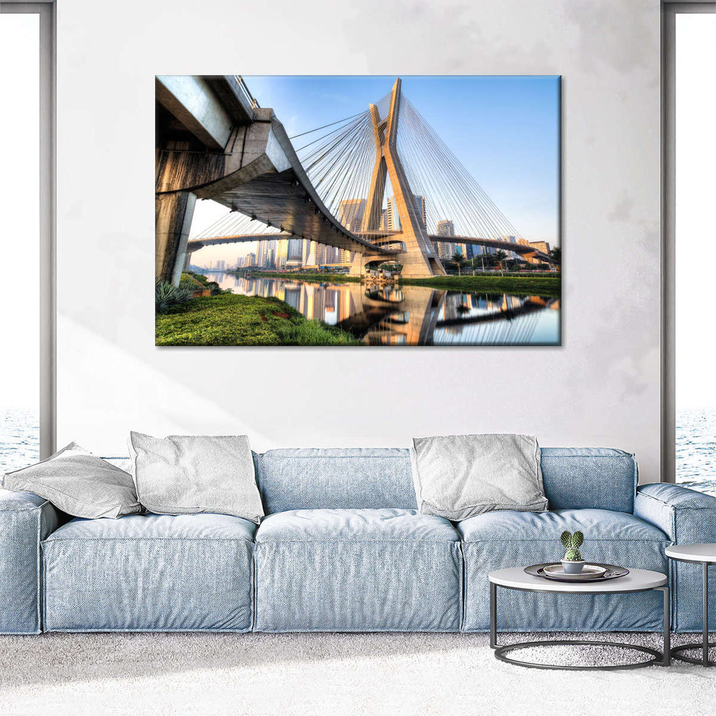 Ponte Estaiada Bridge Wall Art | Photography