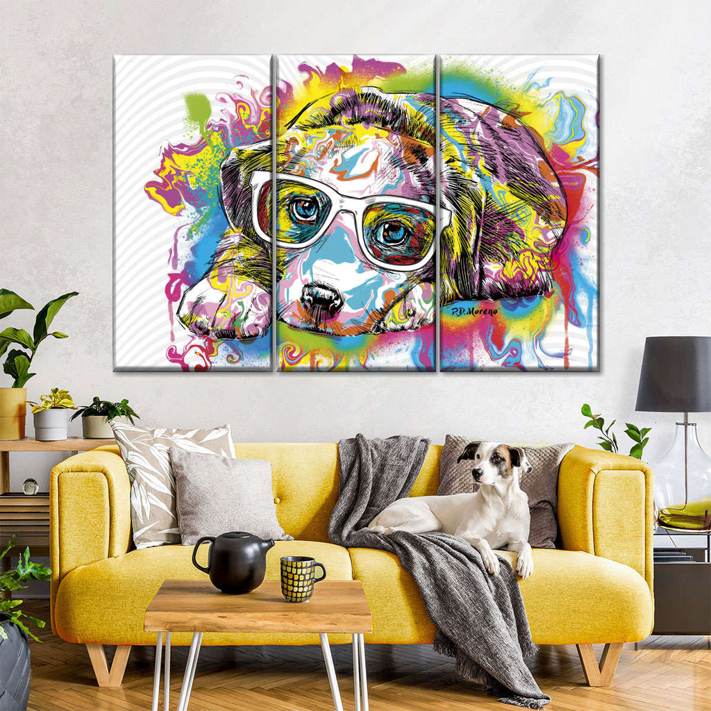 Donna The Dog Wall Art | Painting | by pd moreno