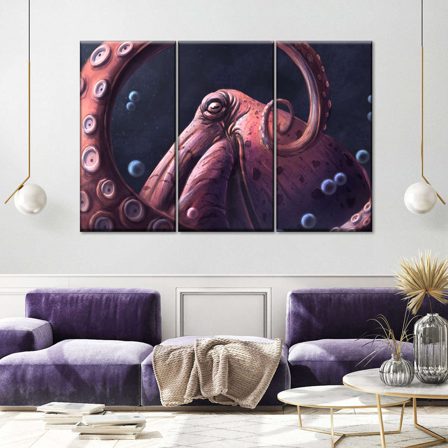 Colossal Octopus Wall Art | Digital Art