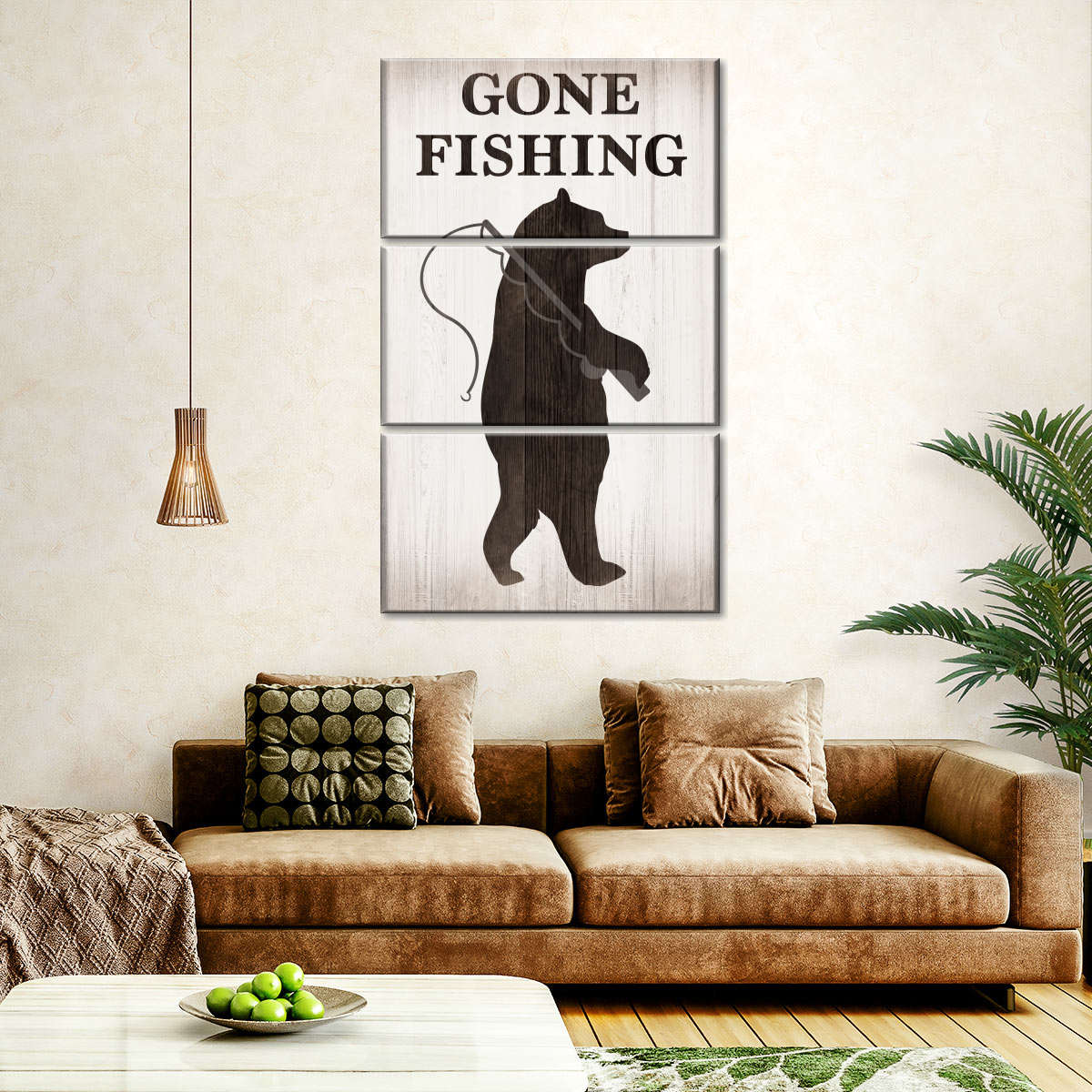 Bear Gone Fishing Wall Art: Canvas Prints, Art Prints & Framed Canvas